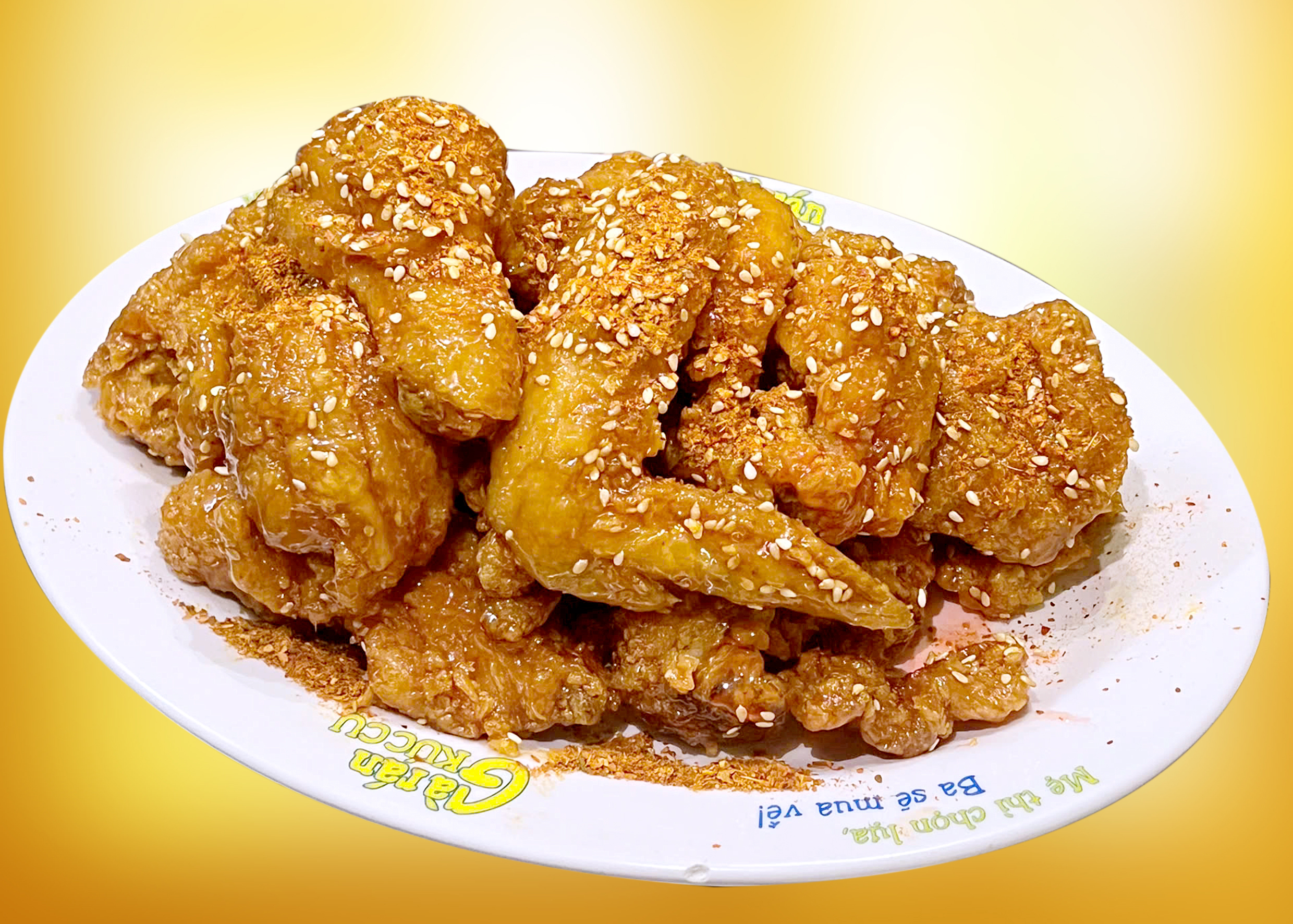 Gà chiên xào Sốt Mala (tê cay)