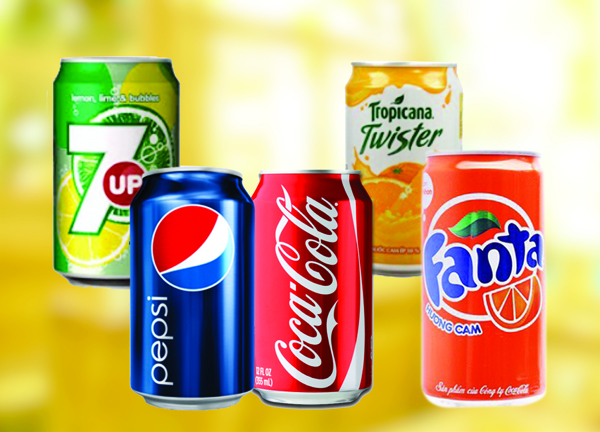Nước Ngọt (Lon) Pepsi, Coca, 7Up, Fanta, Twister