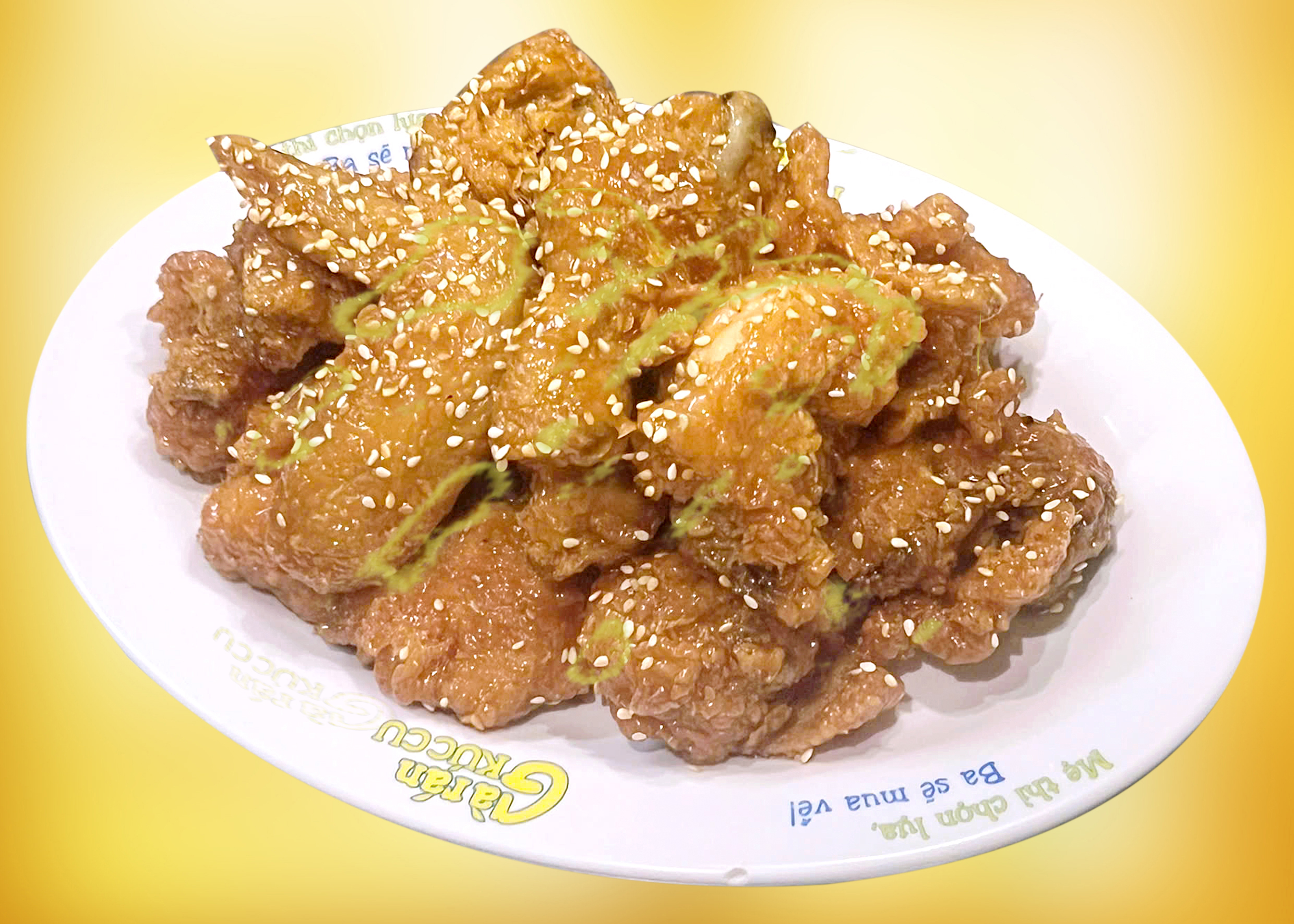 Gà chiên xào Sốt Mật ong Yuza